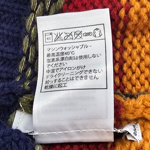 Disney Mickey Mouse Scarf Infinity Knitted Multicolor Red Yellow Green Cozy - Picture 10 of 12